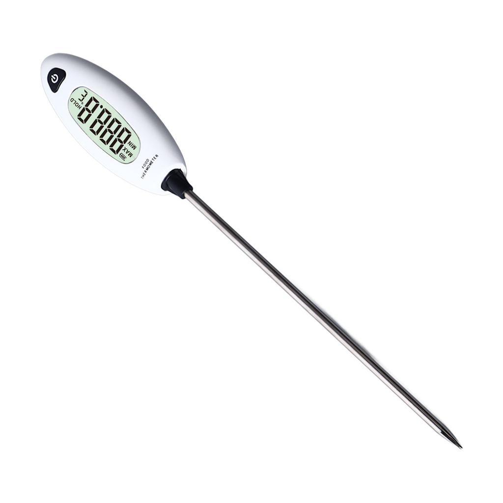 Food Thermometer Digital LCD Display Stainless Steel Probe for Home Kicthen Meat Cooking Baking