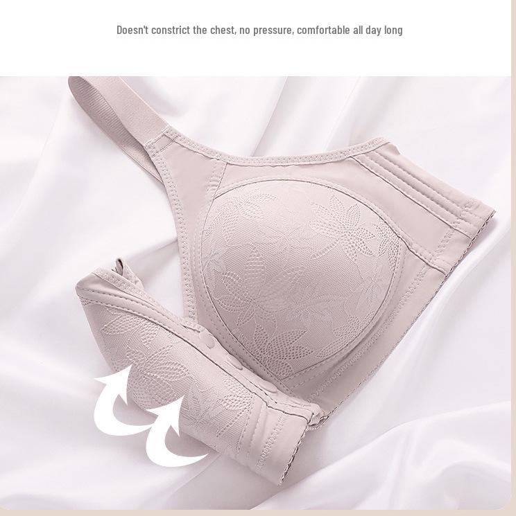 Front Buckle Shaping Bra for Anti-Sagging, Wire-Free Comfort for Middle-Aged & Elderly Mothers