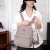 Damen Rucksack Nylon Studenten Schultasche Leicht Einfarbig Reise Rucksack