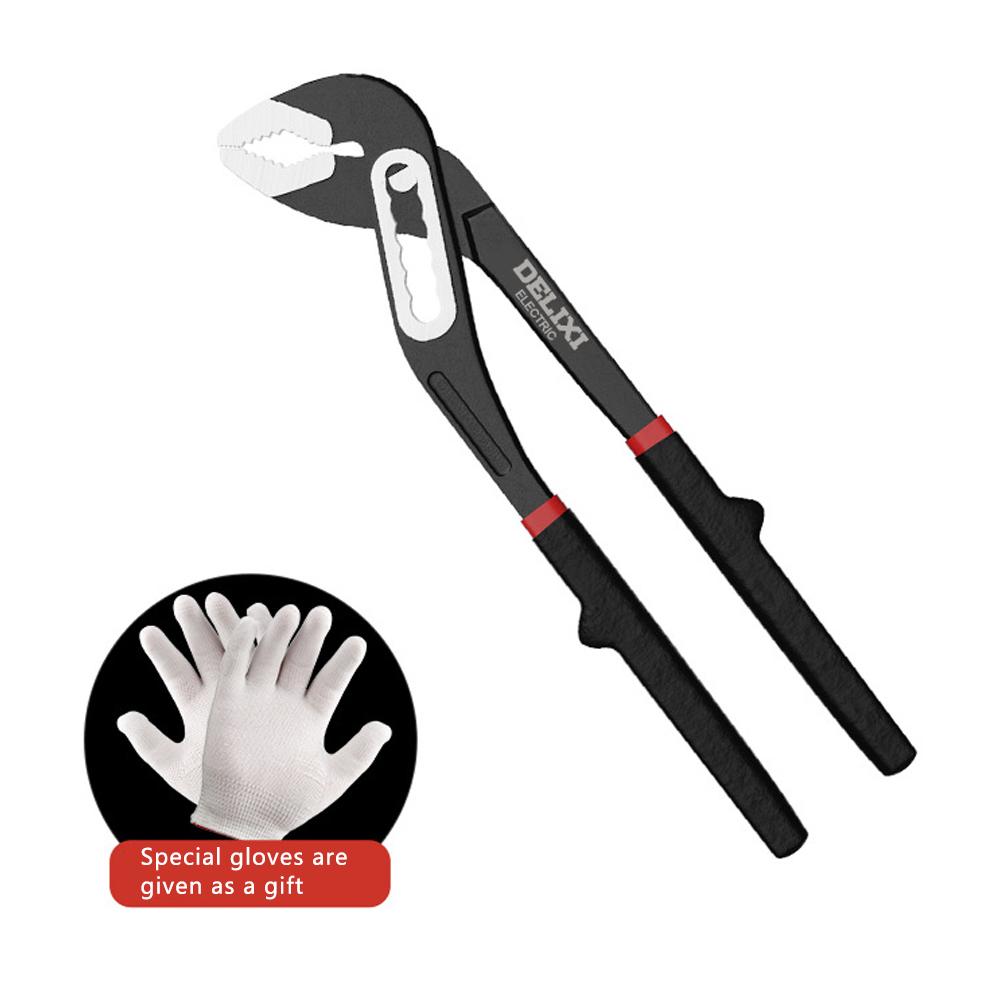 

8-дюймовые Клещи для водяного насоса Разводной ключ с регулировкой Клещи для труб с большим раскрытием Инструменты для бытового ремонта сантехники