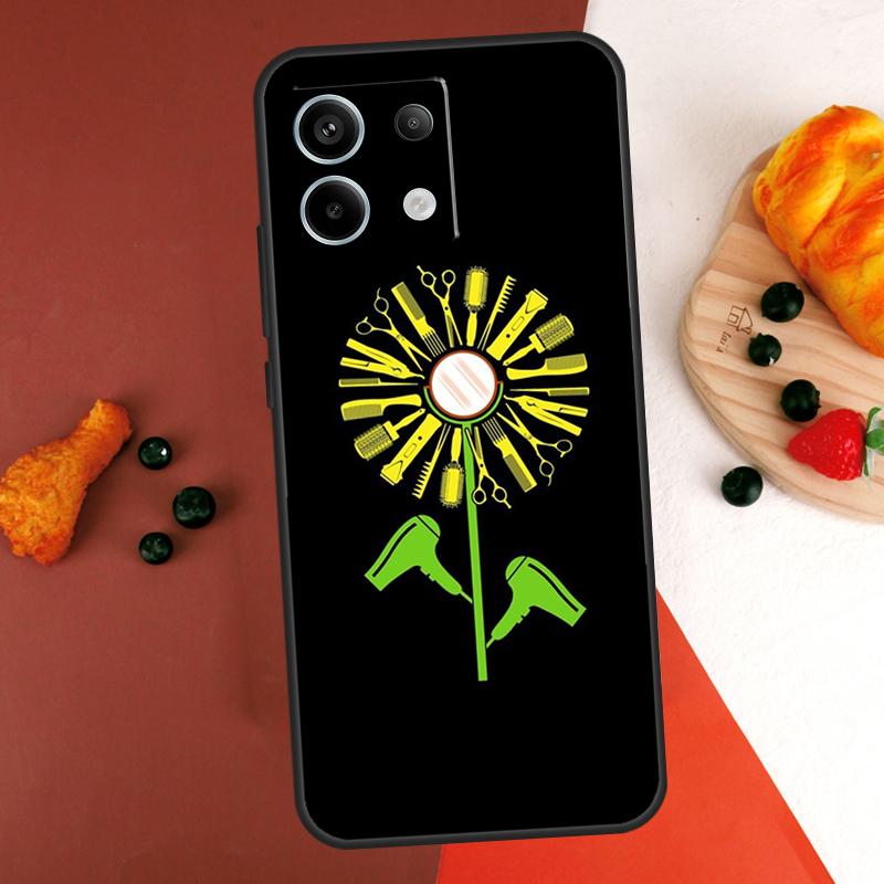 Barber Shop Hair Stylist Salon Case For Xiaomi Redmi Note 14 13 Pro 9 10 11 12 Pro 10S 11S 12S Redmi 14C 13C 10C 12C Coque