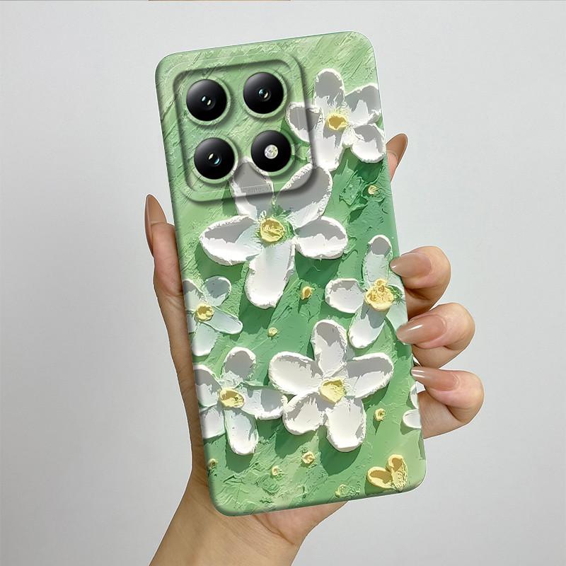 For Xiaomi 14T Pro Phone Case 14Tpro Soft Silicone TPU Sweet Painted Casing Cartoon Printed Shockproof Protective Back Cover