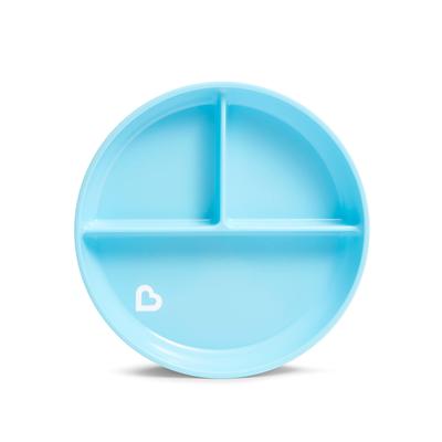 Munchkin Tabetanaru Suction Cup Plate, Light Blue (FDMU11471P)