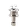 Compact Tri Clamp 1.5"  x 1/2" Compression Adapter Fit 1/2"OD SS Tube Stainless Steel 304 Homebrew Tube Fitting Brewer Hardware