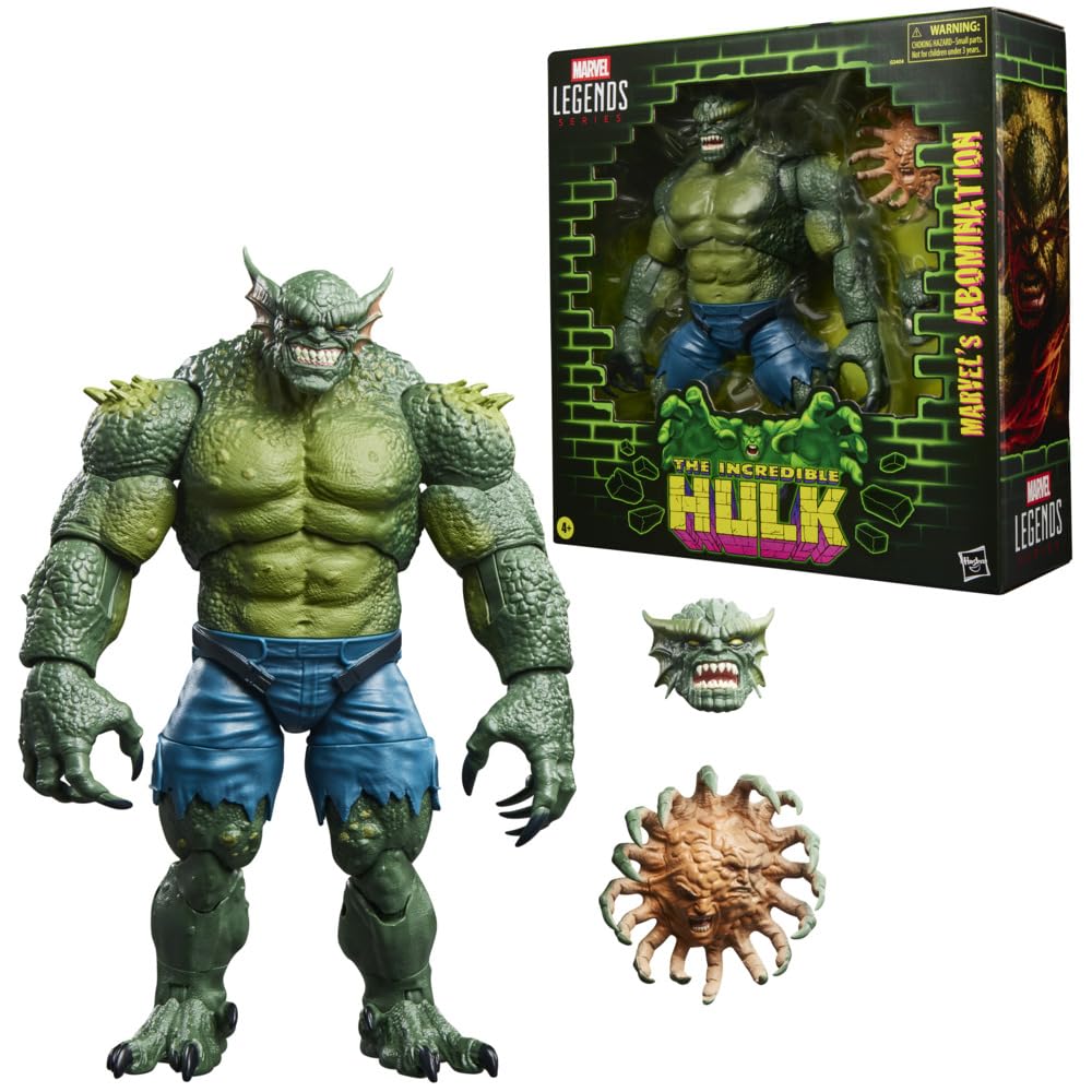 Hasbro MARVEL Legends Series Hulk Hulk Comics Action Figure G2404 (Incredible Abomination) Collector's 6-inch (Authentic)