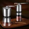 Tragbare manuelle Kaffeemühle für Zuhause, Handkaffeemühle mit Keramikgraten, 6/8 einstellbare Einstellungen, tragbare Handkurbel-Werkzeuge