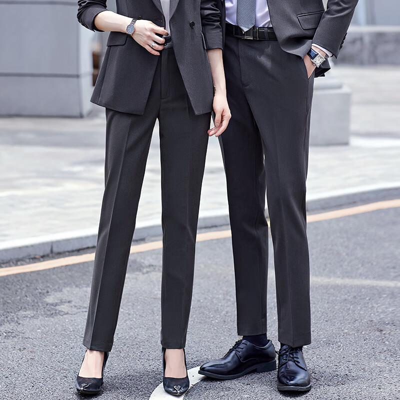 Męskie spodnie biznesowe o prostym kroju, slim fit