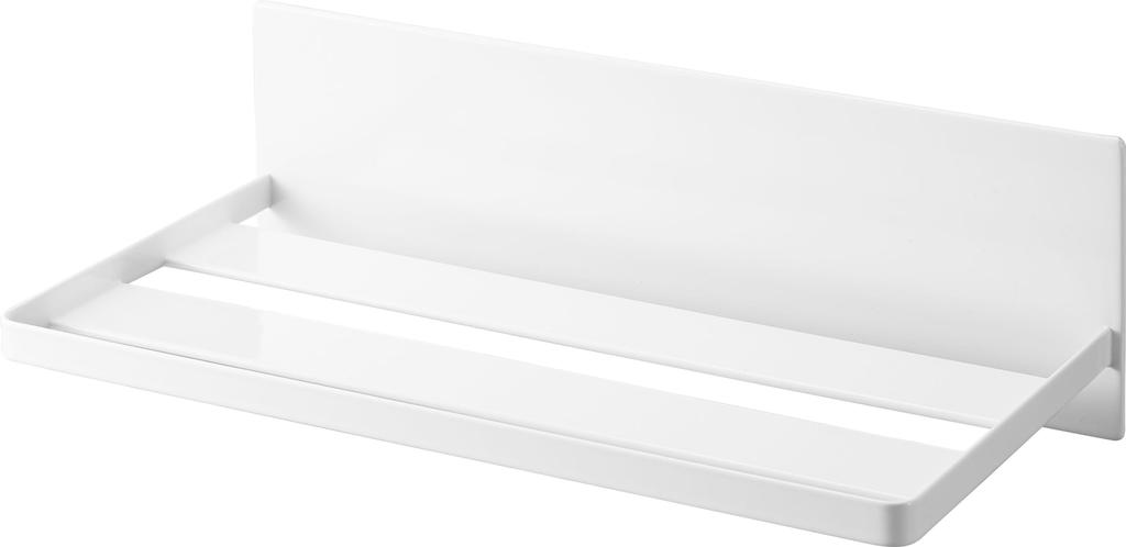 Yamazaki Magnetic Bathroom Towel W39 X D20 X MIST Towel with Product 3671 Rack, White, Approx. H12cm, Wall-Mounted Storage, Storage, Hooks, Number