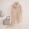 Inner Mongolia Water Soluble Cashmere Vertical Stripe Scarf - Women's Sunscreen Neck Warmer and Versatile Winter Shawl