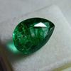 Pear Cut Natural Green Emerald Colombian 9+ Ct Stunning Certified Gemstone