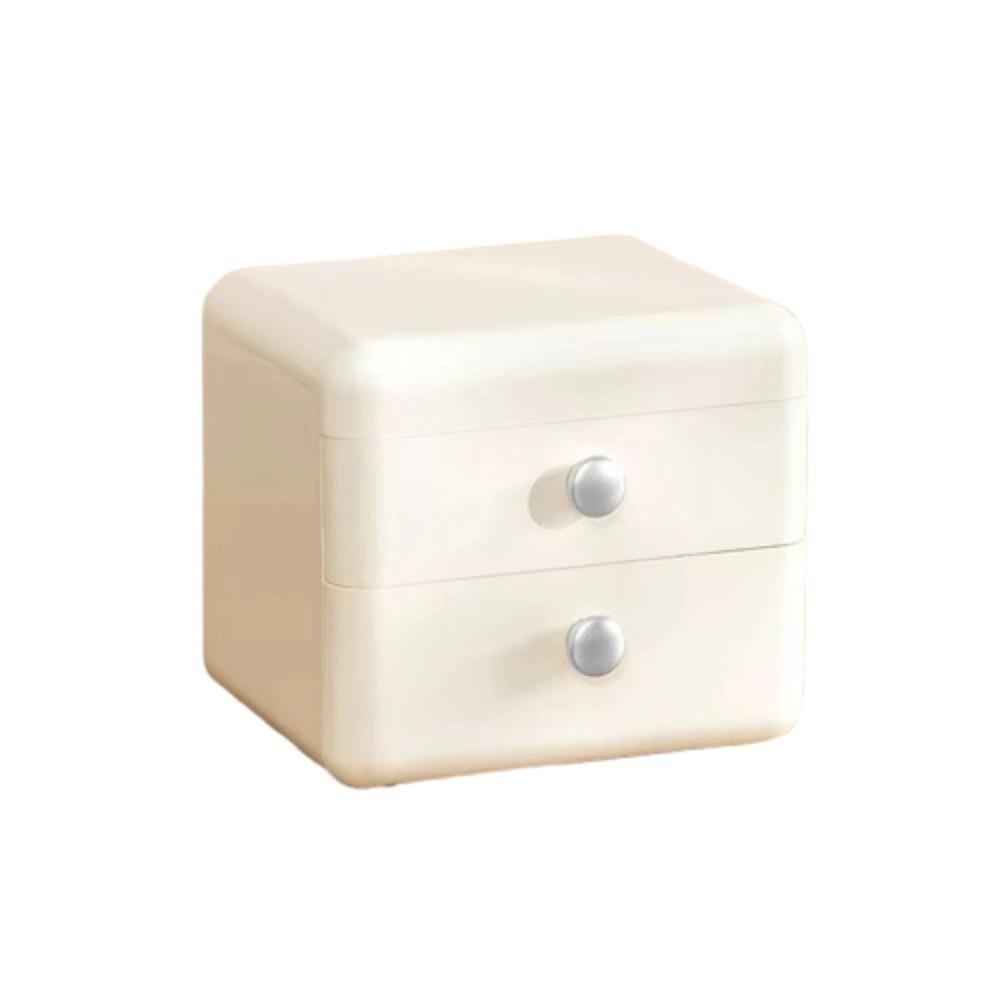 

Пылезащитный ящик для хранения с откидным держателем для серег, креативная шкатулка для украшений с выдвижным ящиком, для ожерелий Silver Handle