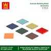 55Pcs/lot 1751 4x4 Tile Size Building Blocks Moc Color Accessories Compatible with Brick DIY Spare Parts Toy Gift