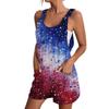 Rompers For Women Summer Casual Sleeveless Overall Comfy Loose Spaghetti Strap Romper Fashion Jumpsuit With Pockets