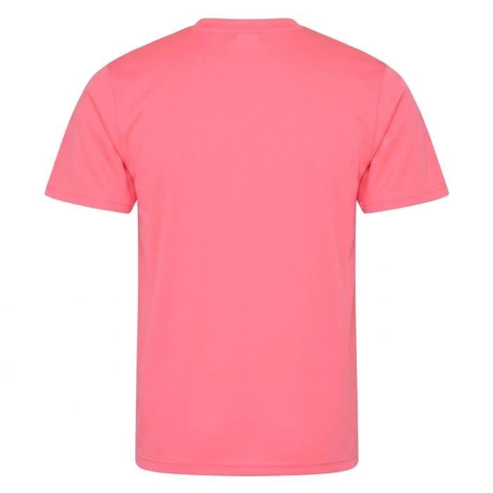 Ensemble foot enfant Style France - Maillot Rose (Fuchsia/Fluo) short Blanc - Polyester - Rose
