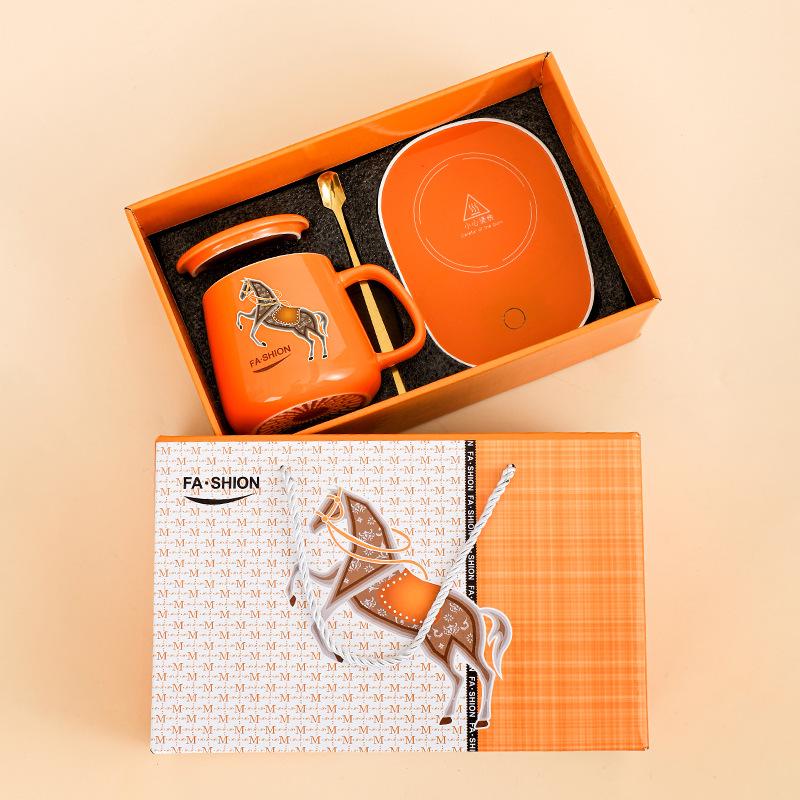 55° Temperature-Regulating Ceramic Coffee Mug Gift Set