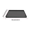 Potty Pad Holder Dog Potty Mat Tray Raised Edge Pee Pad Tray for Indoor Bathroom Apartment Patio Laundry Backyard Living Room