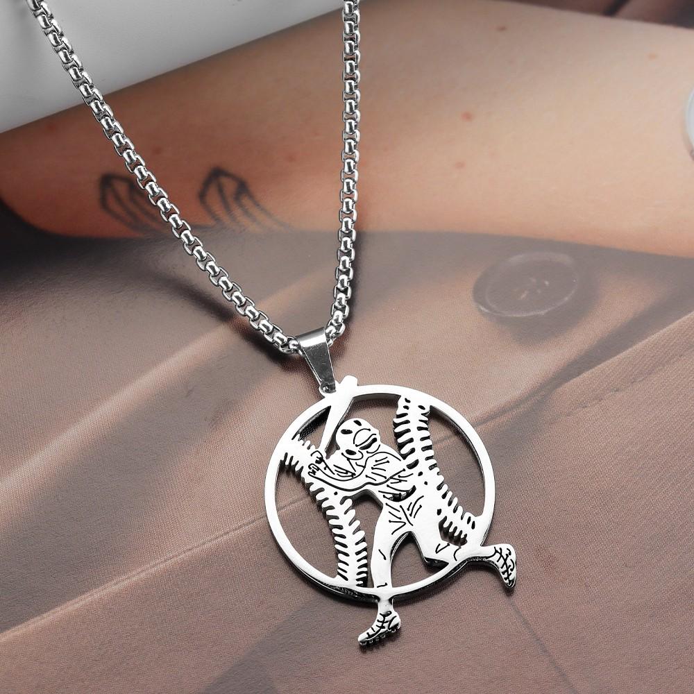 Jewelry Fashion Baseball Pendant Sports Style Necklace Pendant Jewelry
