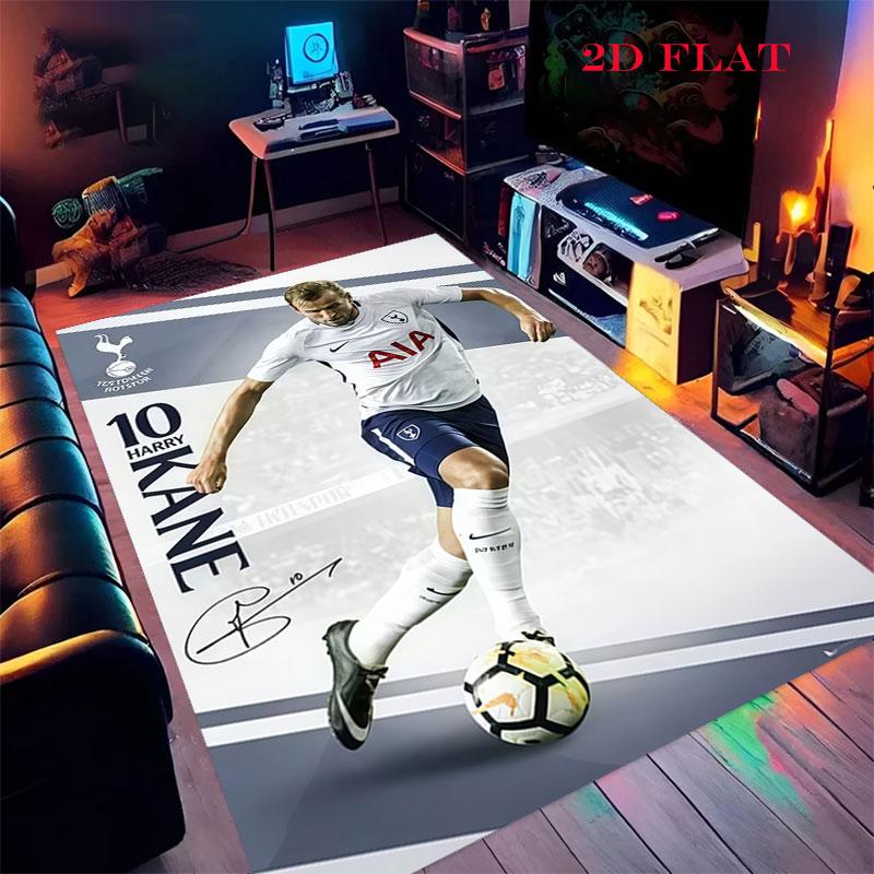 Harry Kane Hero Poster Carpet Rug for Living Room Bedroom Home Sofa Decoration,Kids Play Nonslip Floor Mat