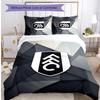 Ensemble de literie 3 pièces imprimé Fulham Football, Ensemble de housse de couette confortable et respectueux de la peau pour chambre à coucher