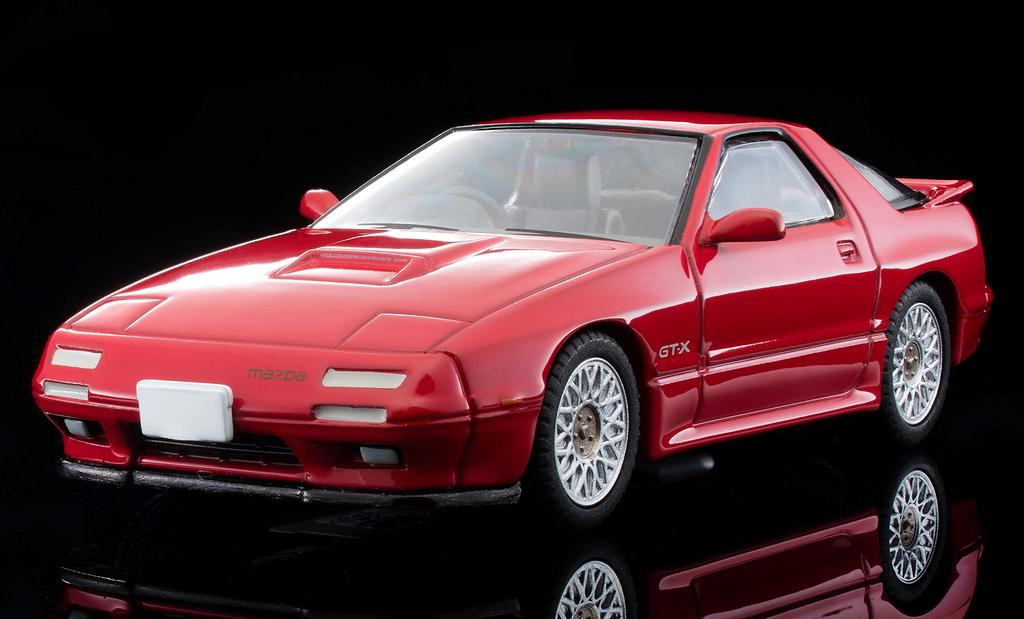Tomytec Tomica Limited Vintage Neo Mazda Savanna 1990 Model Red Finished Model 312581 1/64 LV-N192d RX-7 GT-X