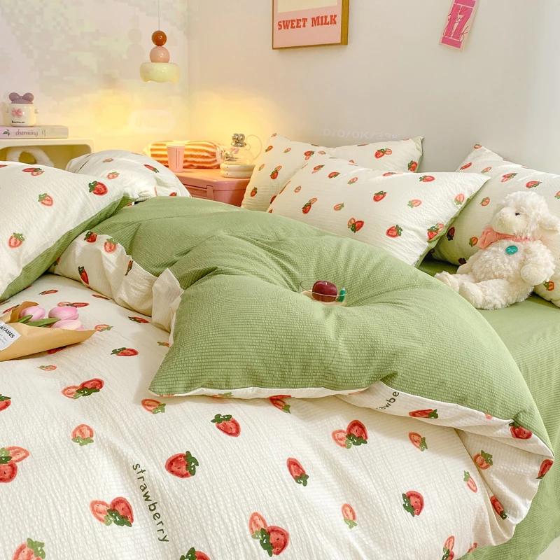 Povlečení Capybara Queen Size 4ks pro milovníky Kapybary Kluci Dívky Dárky Kreslený povlak na přikrývku Oboustranný povlak na přikrývku na kávu