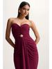 2026 Spring Elegant Sleeveless Pleated Bandeau Evening Gown