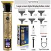 Rechargeable Electric Men's Hair Clipper: Waterproof, Special Carving Design