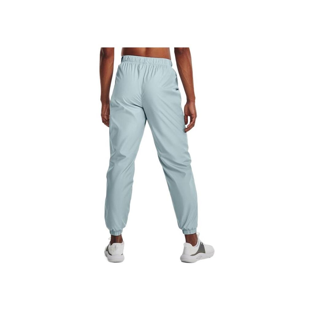 Under Armour Einfarbiger Logo-Print Großes Taschen-Design Trainings-Jogginghose Damenunterteile Blau 1369849-478