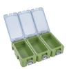 Angelkoffer Leuchtend Wasserabweisend Tragbarer Angelkoffer Organizer Mini Utility Köder Angelbox Kleiner Organizer