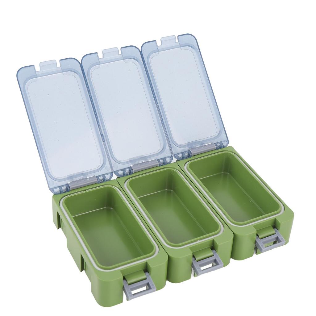 Angelkoffer Leuchtend Wasserabweisend Tragbarer Angelkoffer Organizer Mini Utility Köder Angelbox Kleiner Organizer