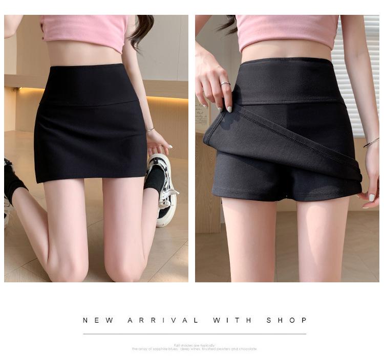 High-Waisted A-Line Skort: Anti-Exposure, Slimming, Spring/Summer, Athletic Mini/Midi Skirt for Women