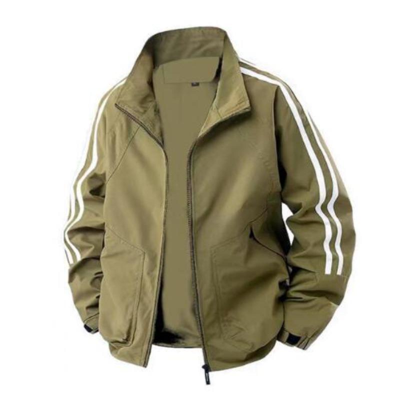 

2025 Мода Досуг Высокое Качество Весна и Осень Спорт Однотонная Мужская Куртка Топ цвет5 3XL дубильная кора