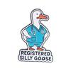 Registered Silly Goose Enamel Pins Humor Animal Doctor Nurse Veterinarian Medical Brooches Lapel Badge Jewelry Gifts for Friends