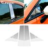 Car Window Door Column A B Pillar Post Trim Cover For Fiat 500 08-23 Abarth 595 2012- Glossy Black PC Stickers Accessories