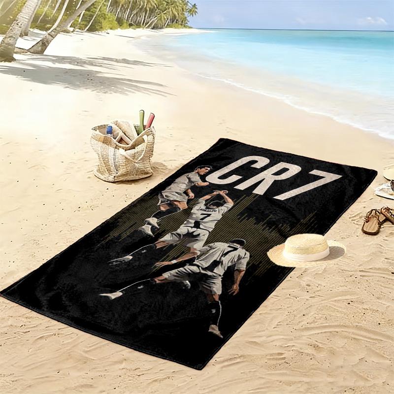 Cristiano Ronaldo: Goal Machine beach towel beach soft Outdoor pool towel seaside swim beach towel Outdoor picnic beach mat Fashion beach