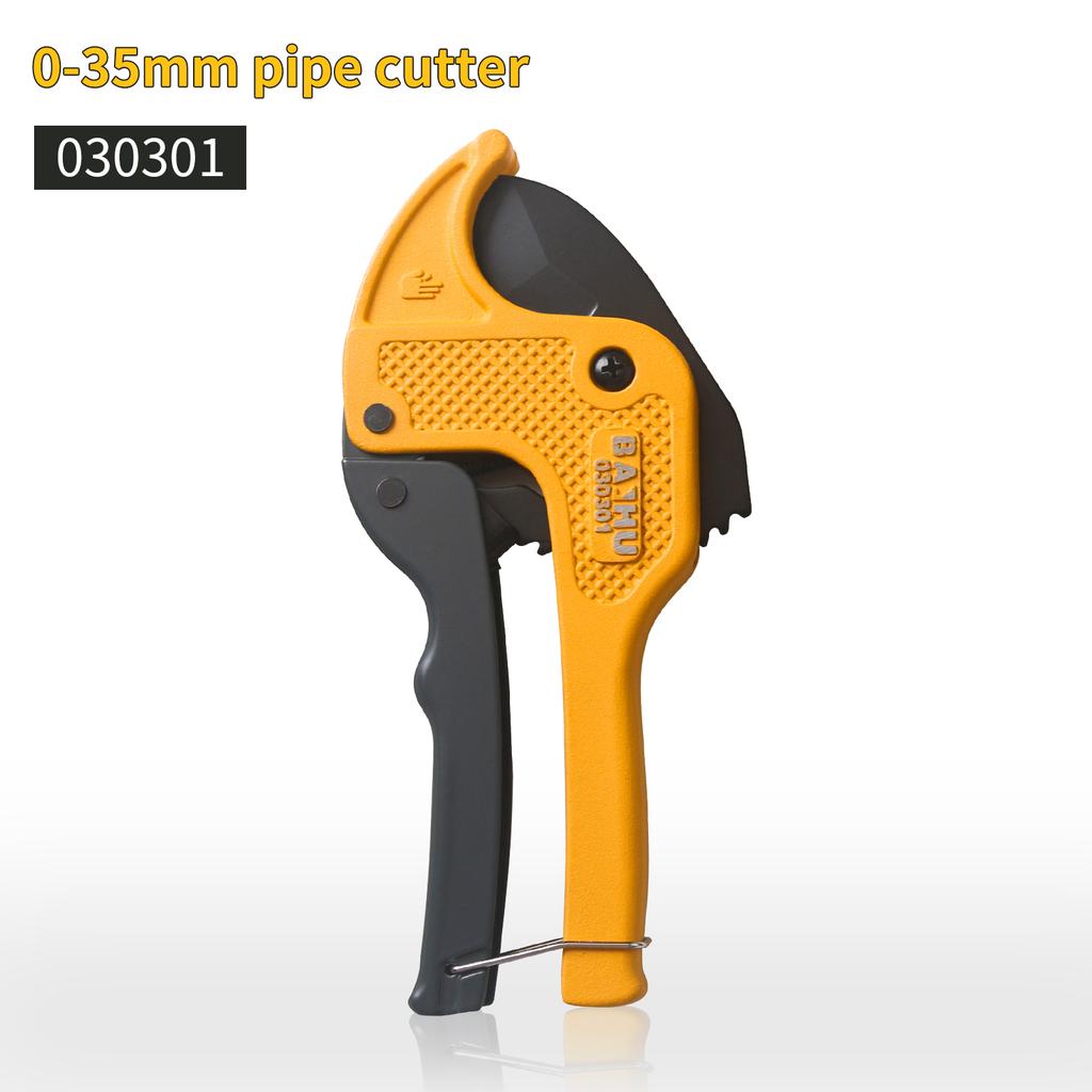 Pipe Cutter 33mm/42mm/63mm Aluminum Alloy Body Ratchet Scissors Tube Cutter PVC/PU/PP/PE Hose Cutting Hand Tools