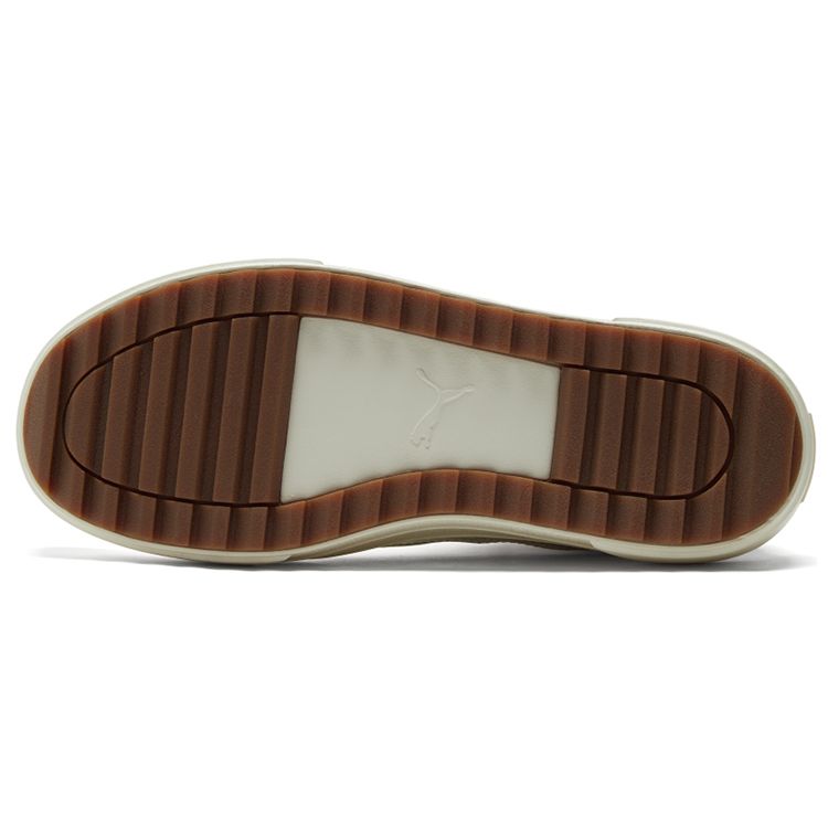 Puma Kaia Mid Fur Iridescent Dámské tenisky Krémová Šepotavě bílá Stříbrná 385377-01