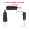 Universal DC3.5x1.35mm Female to DC4.0x1.7mm/5.5x2.1mm/DC5.5x2.5mm Male Adapter for Laptop, Camera Plug Converter