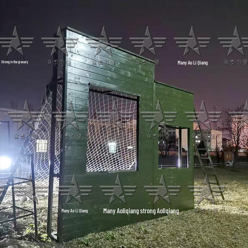 Outdoor Fitness Climbing Wall Platform