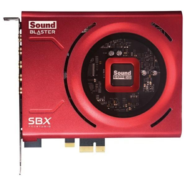 Creative Sound Card Sound Blaster   With Se Pci-E Red/Red