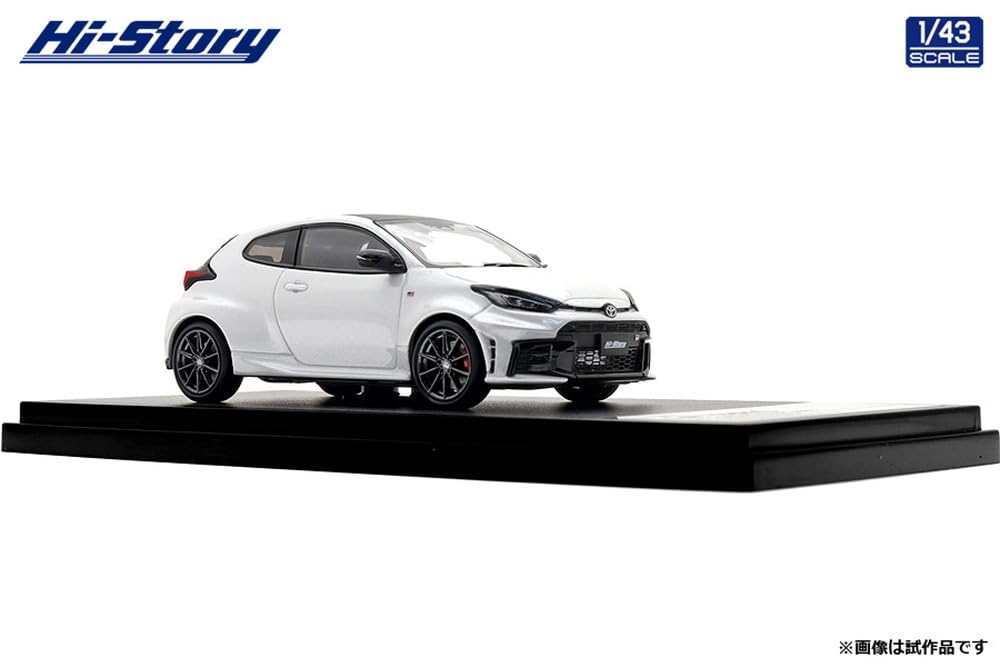 Interallied Hi Story Toyota GR Yaris RZ High performance Platinum White Pearl Mica Finished Model HS574WP 1/43 (2025)