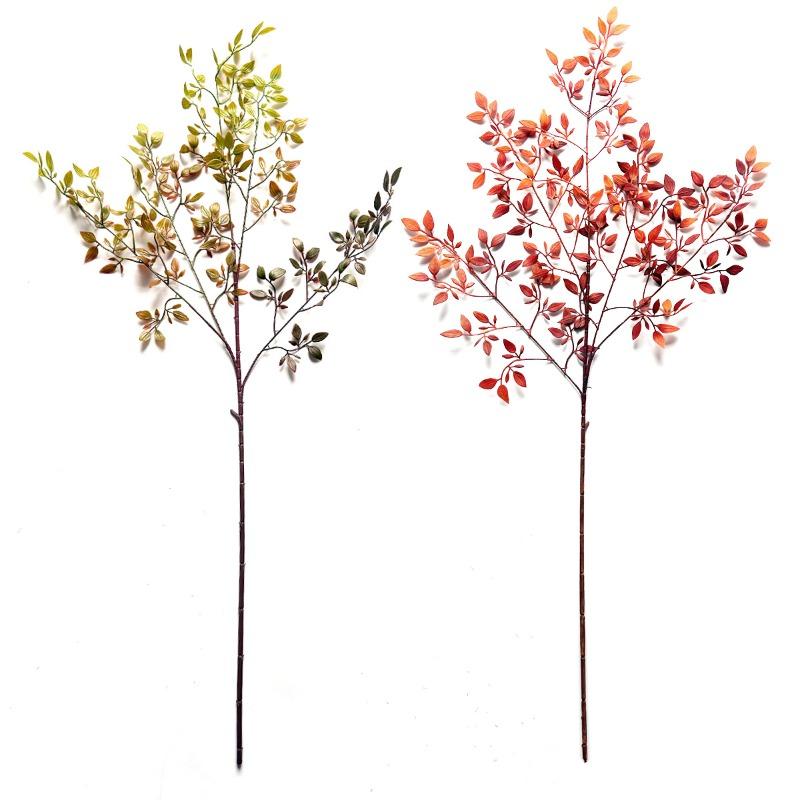 Artificial Green Plants, Artificial Nandina Domestica, Single Plant, Living Room Potted Plant and Flower Arrangement Decoration