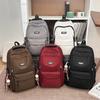 Schoolbag Middle and high school students school bag Large capacity Lightweight durable leisure travel backpack Water-proof nylon sports backpack