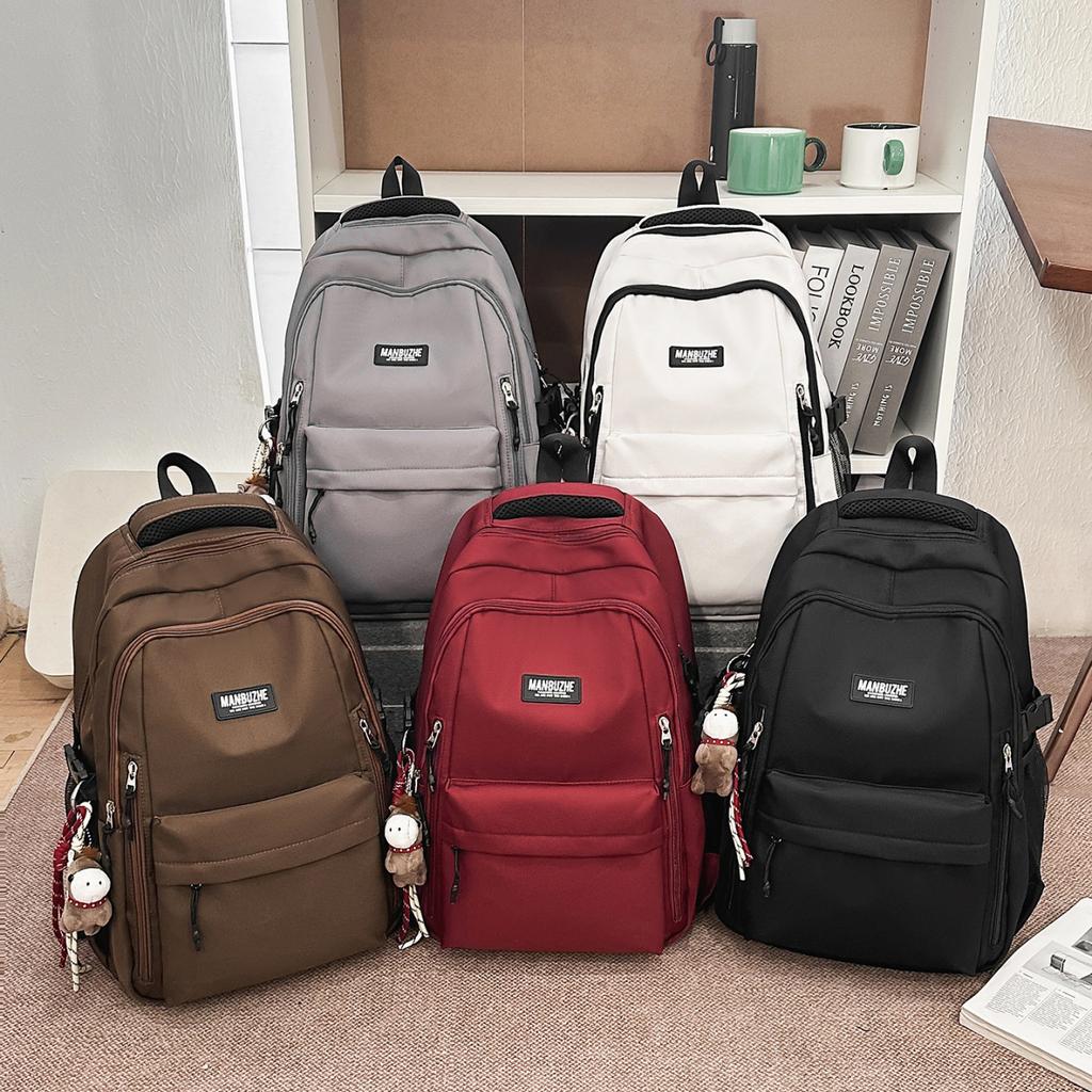 Schoolbag Middle and high school students school bag Large capacity Lightweight durable leisure travel backpack Water-proof nylon sports backpack