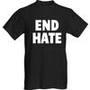 Classy Canuck End Hate T-Shirt - White Text