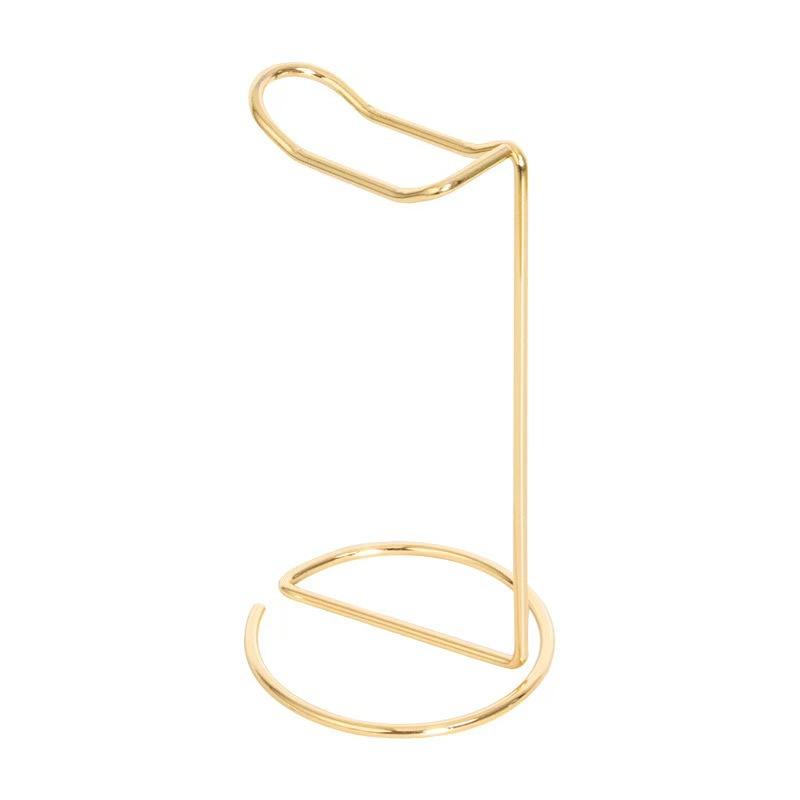 Sleek Headphone Stand Premium Metallic Iron Build Non-Slip Stable Base Polished Finish for Home Studio Desktop