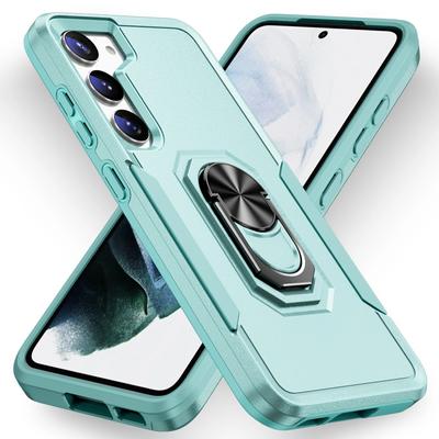 Husă pentru Samsung Galaxy S23 Ultra S22 Plus S21 FE S20 5G Husă din spate cu suport de inel metalic