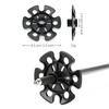 6Pcs Trekking Pole Snow Baskets Hiking Pole Replacement Tips Accessory for Snow Mud Sand