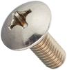 TRUSCO Truss Head Machine Stainless Full M6 X Pack of Screws, Steel, Thread, 15, 33, B52-0615