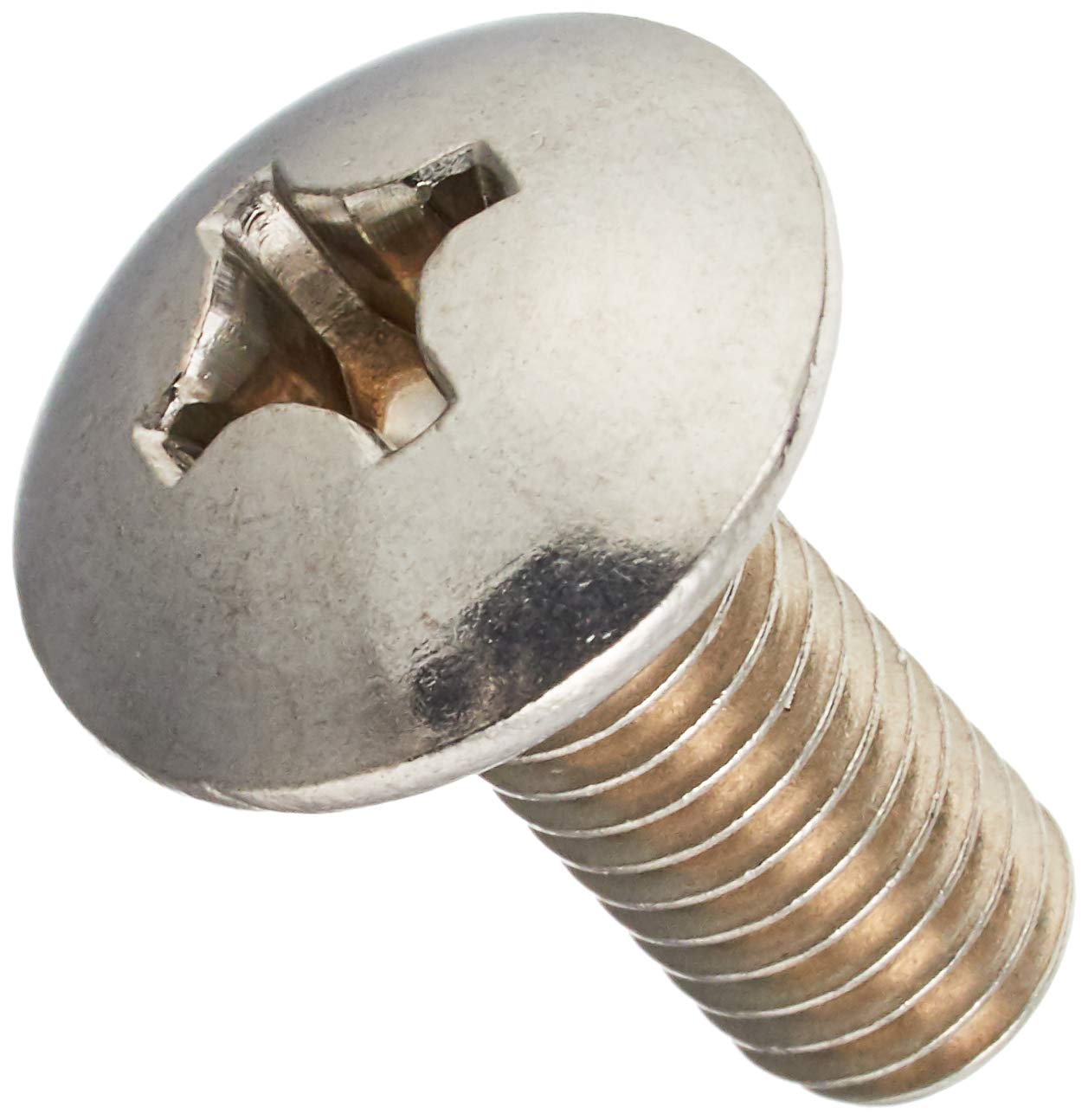 

TRUSCO Truss Head Machine Stainless Full M6 x Pack of Screws, Steel, Thread, 15, 33, B52-0615